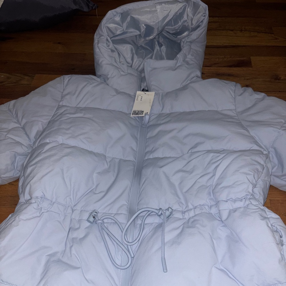 H&M Women's Baby blue Puffer Coat
